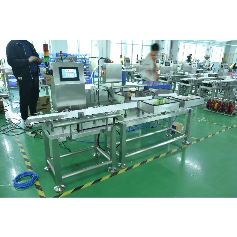 Industrial Automatic Weight Sorting Equipment - Multi-Range Capacity, Touchscreen Control, Suitable for Fruits, Seafood