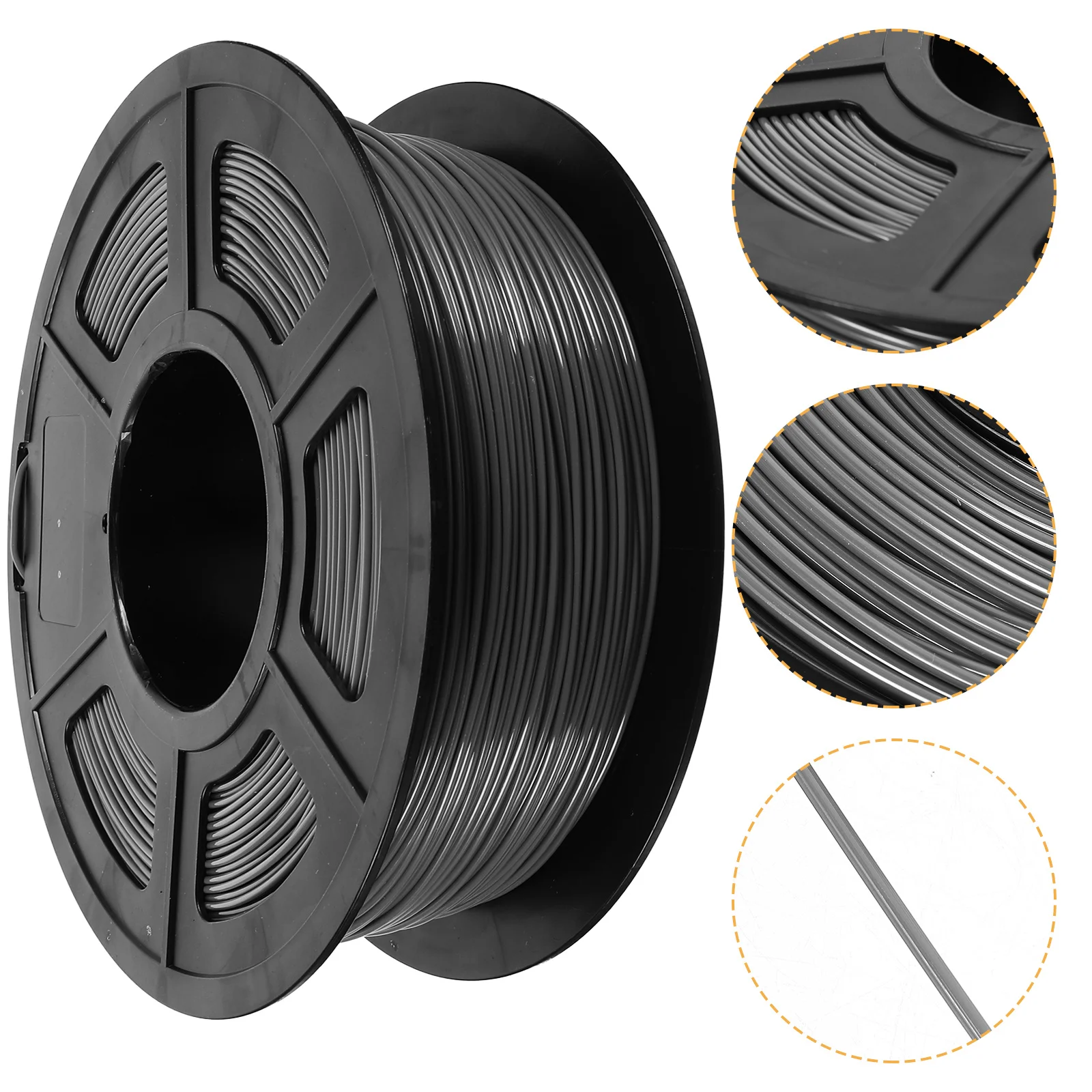 1 rotolo di filamento per stampante 3D Materiale composito ad alta molecolare Diametro 1,75 mm Precisione Precisione dimensionale Filamento per stampa 3D