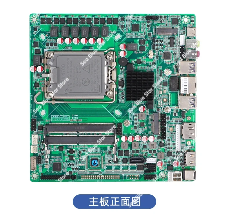 

Основная плата универсальной машины H610 ITX, офисная основная плата универсальной машины 12-14, поддержка двуххоста D4 D5