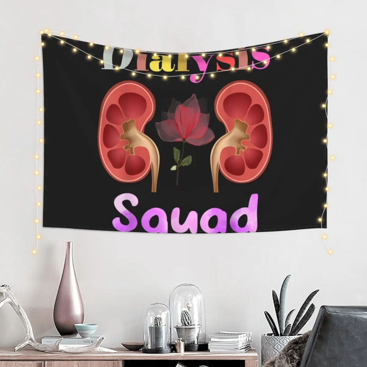 Dialysis Squad Nephrology Kidney Disease Nursing Tapestry Home Decorations Aesthetic Aesthetic Decoration Tapestry