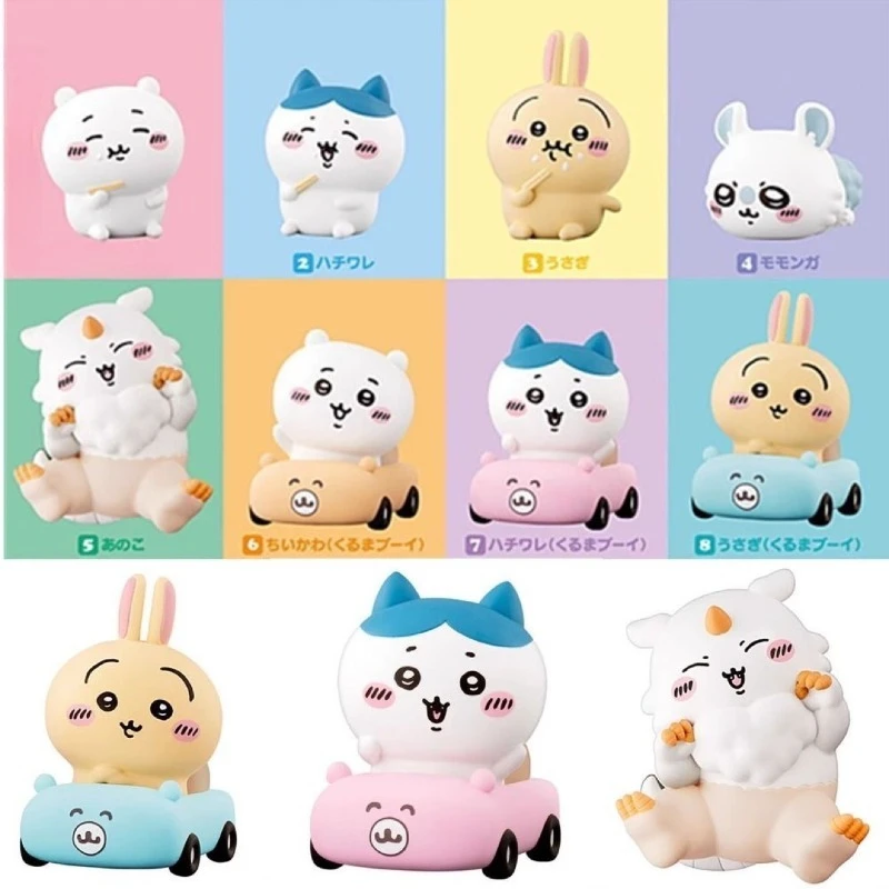 Trendy Figurines Hachiware Usagi Cartoonish Cute Car Interior Small Decorative Item Tabletop Decoration
