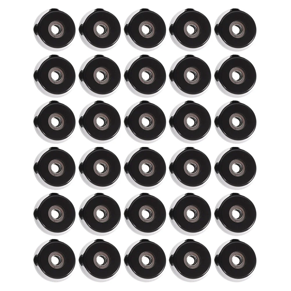 30 Pcs Cutting Board Rubber Feet Screw on Bumpers for Furniture Tool Foot Stainless Steel Adjustable