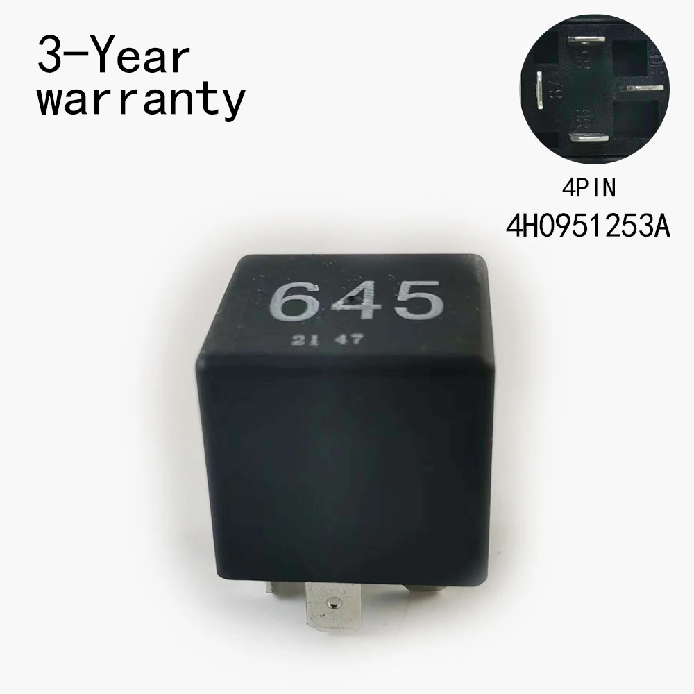 Relay 645 4H0951253A Fit for AUDI RS7 RS4 Q7 A8 A1 TT YETI SUPERB GOLF TIGUAN PASSAT JETTA
