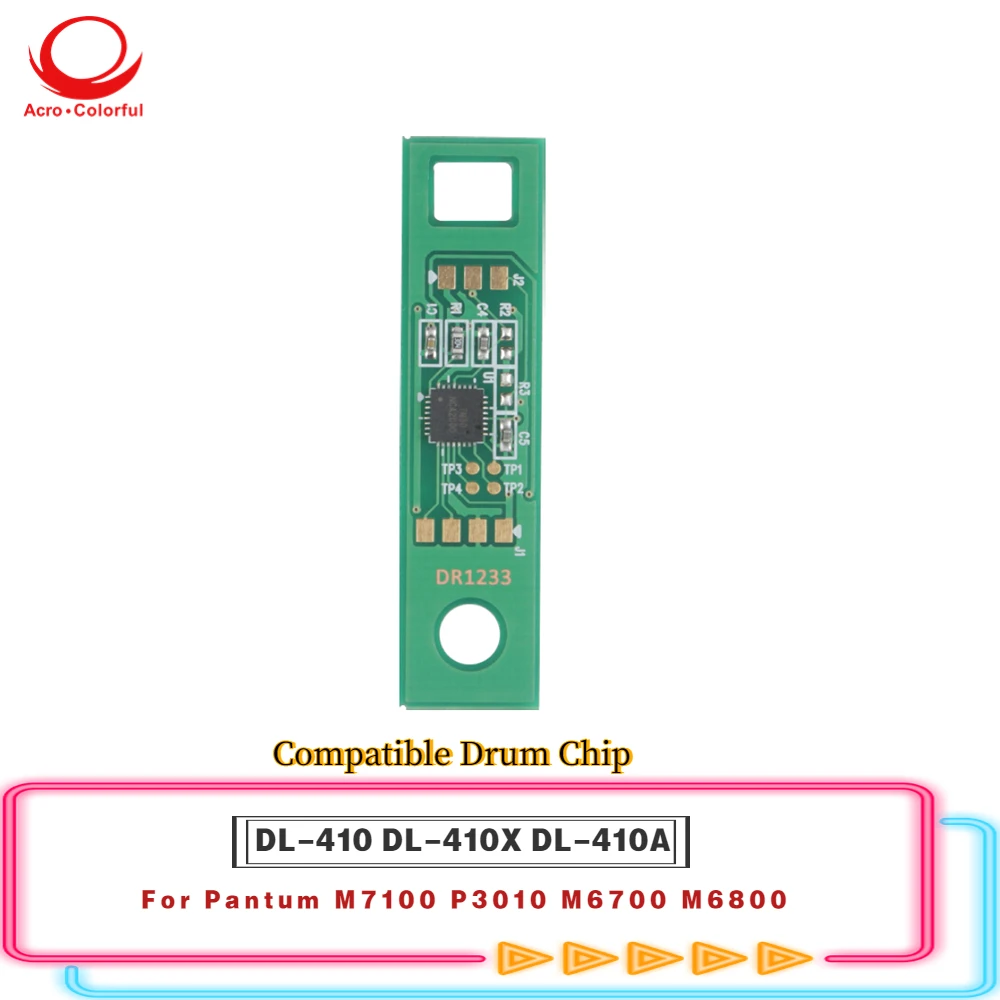 

DL-410 DL-410X DL-420E Drum Chip For Pantum M7100 P3010 M6700 M6800 Unit