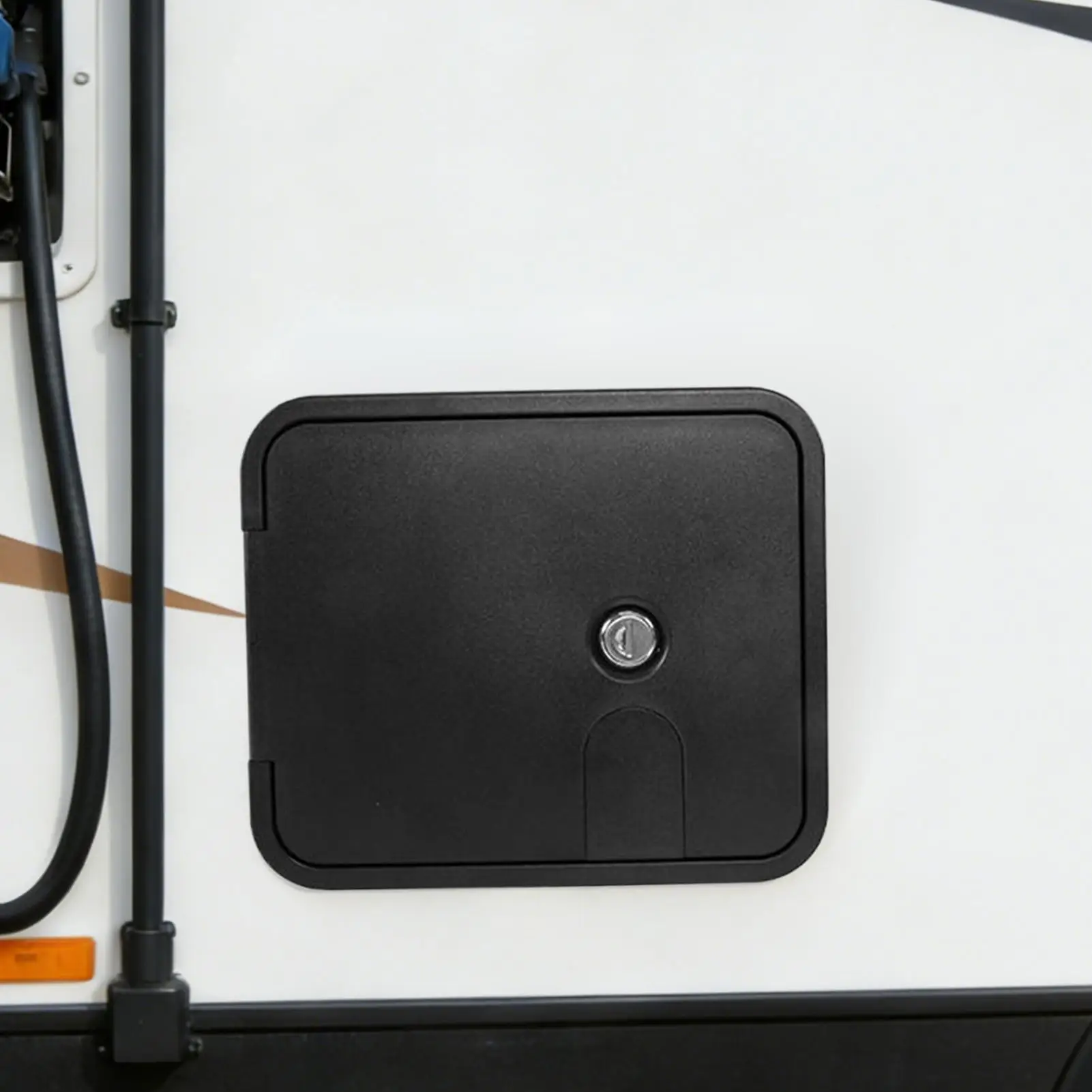 Camper Hose Storage Cover Rust-Resistant Cover RV Cord Storage Hatch for Inspection Port Floor Cable Indoor Vehicles