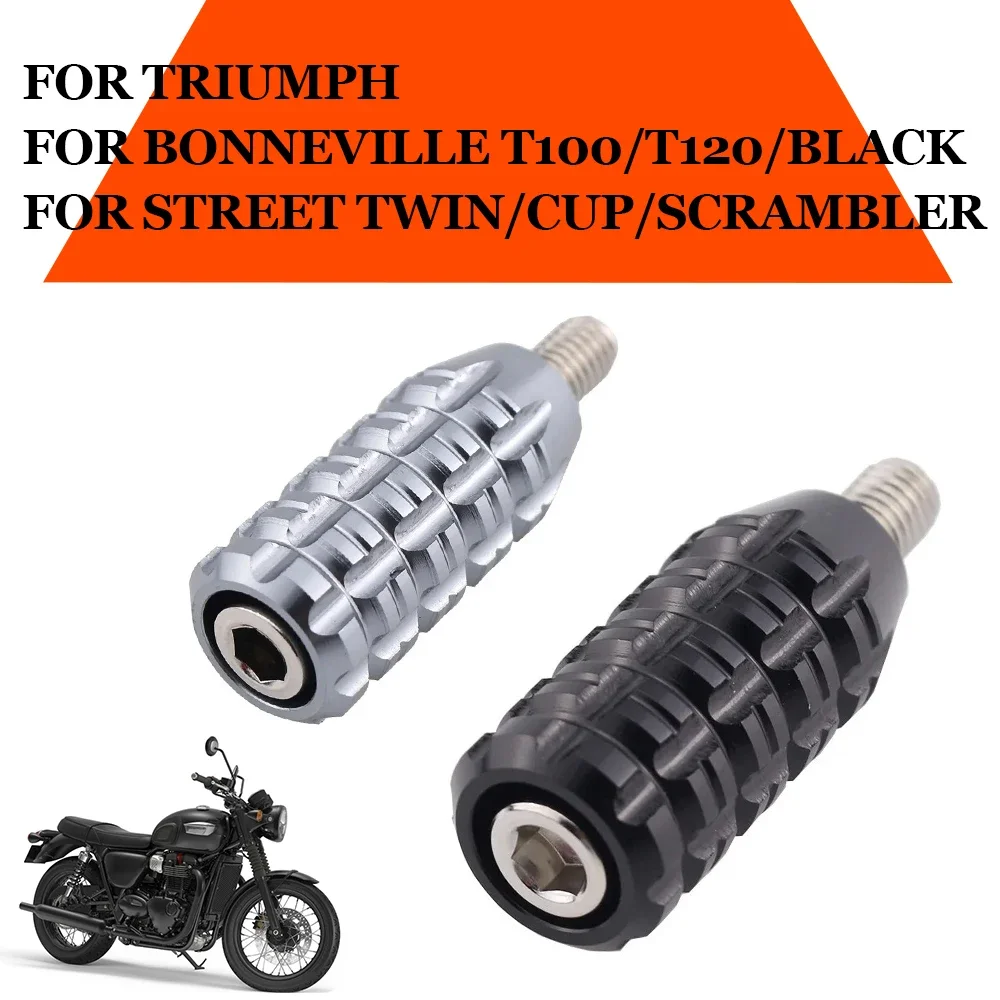 For TRIUMPH STREET TWIN STREET CUP BONNEVILLE T120 T100 Black STREET SCRAMBLER Shifting Lever Toe Peg Shift Gear Lever Tip Pedal