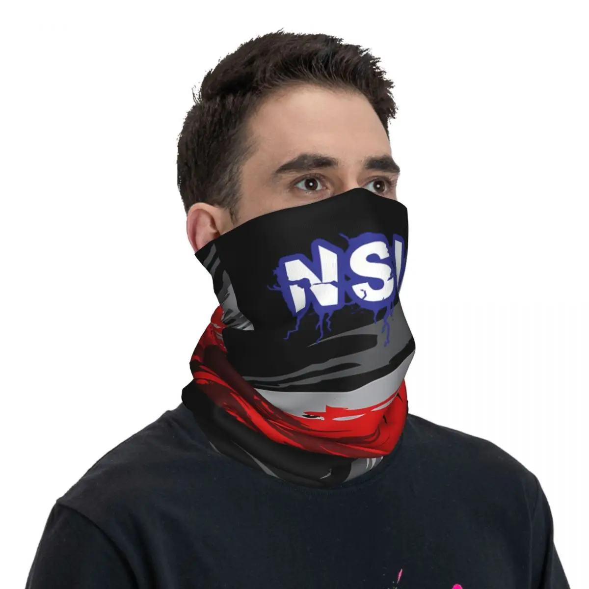 Gespierde Bandana Nek Cover Motorfiets Club Nsu Wrap Sjaal Multi-Use Fietsen Rijden Unisex Volwassen Winter