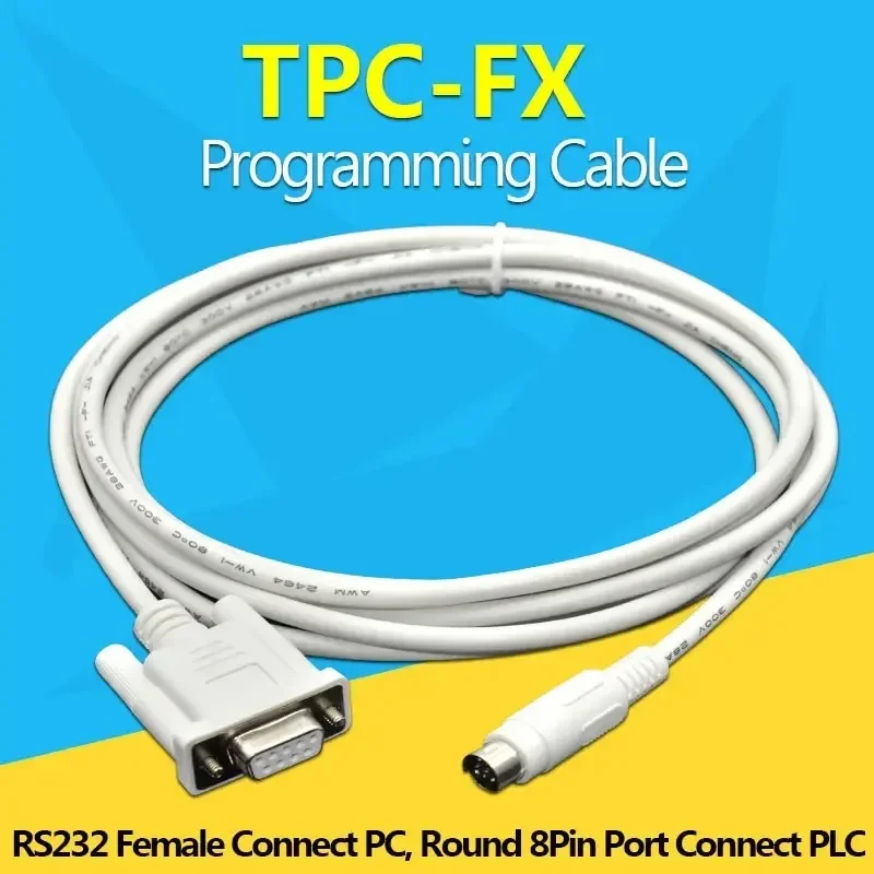 TPC-FX Suitable for MCGS TPC Touch Panel HMI Connect To Mitsubishi FX Series PLC Programming Cable RS232 Serial Port