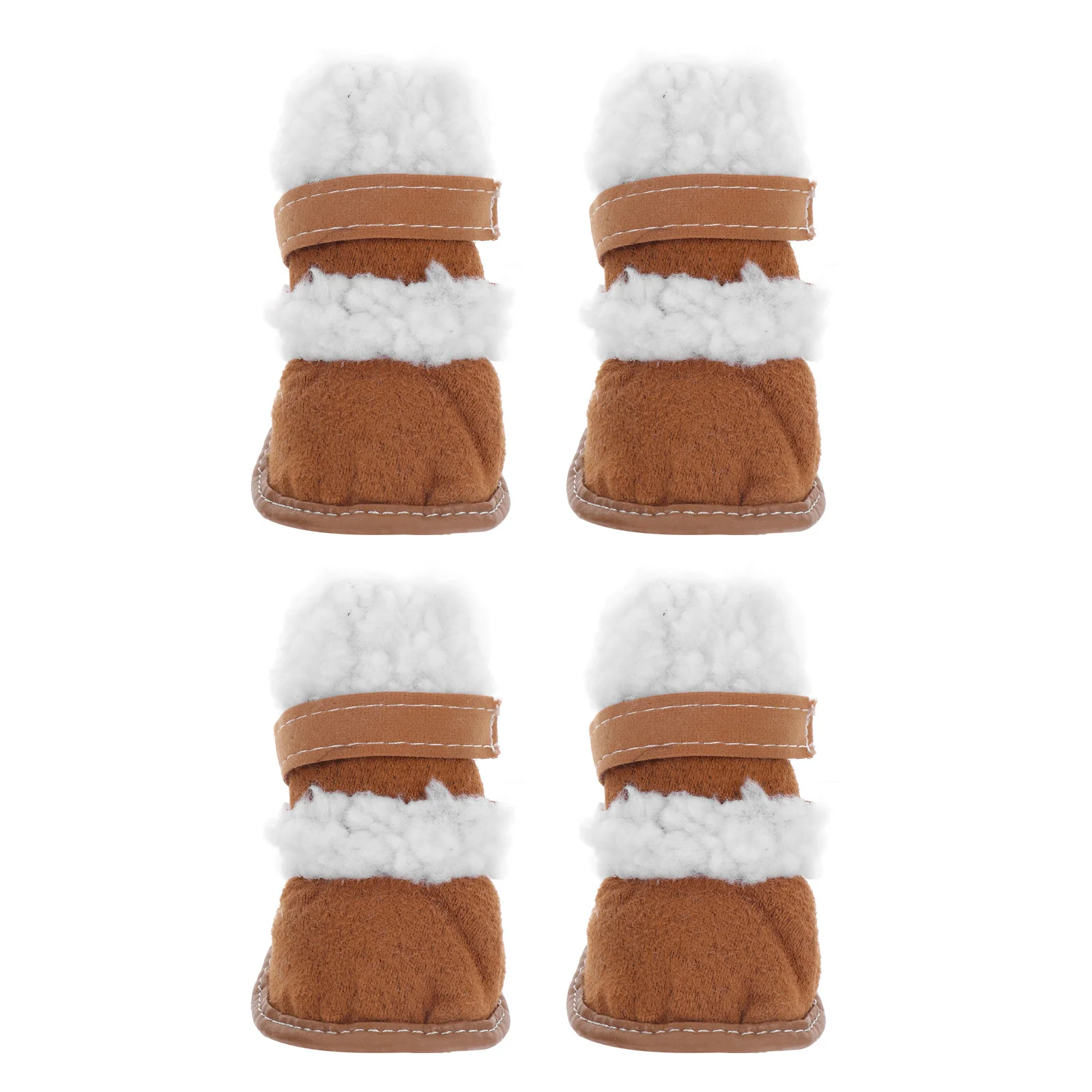 

2 Pairs Snow Boots Set Shoes for Dogs Winter Outdoor Booties Paws Snowshoes Short