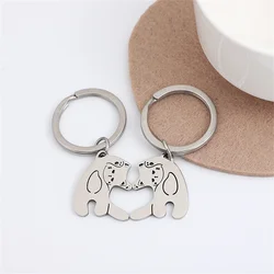 Couple Gift Keychain Cute Valentine's Day Gift for Girlfriend Boyfriend Him Her Cat Lover Husband Wife Fiancรฉe Cat Matching Gift