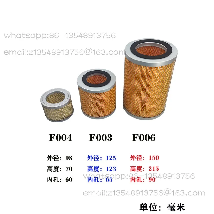 

Подходит для элемента воздушного фильтра вакуумного насоса, пылевого фильтра, воздушного насоса, всасывающего порта трубопровода, волокна древесной массы.