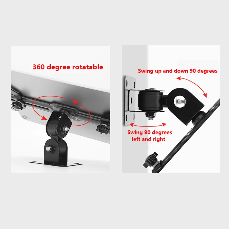 360 ° Flexible Long Lazy Arm Stand Holder Tablet for 7 to 13inch iPad Wall Mounted Universal Bracket Home Office Anti-theft Wall