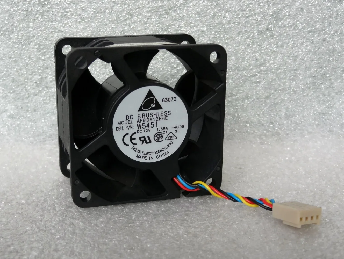 

for Delta AFB0612EHE 60mm x 38mm Extreme Speed PWM Fan 62 CFM 4 Pin + Extension
