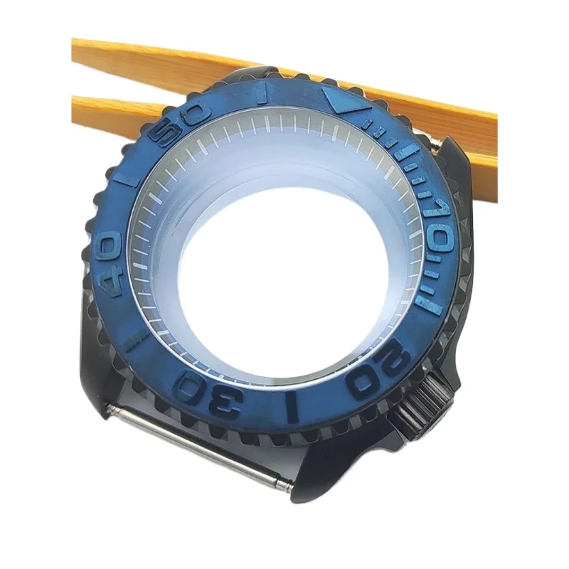 SKX007 Case 42mm Men's Watches Steel Black Case FIT NH35 NH36 Movement Case Watch Accessories Sapphire Glass