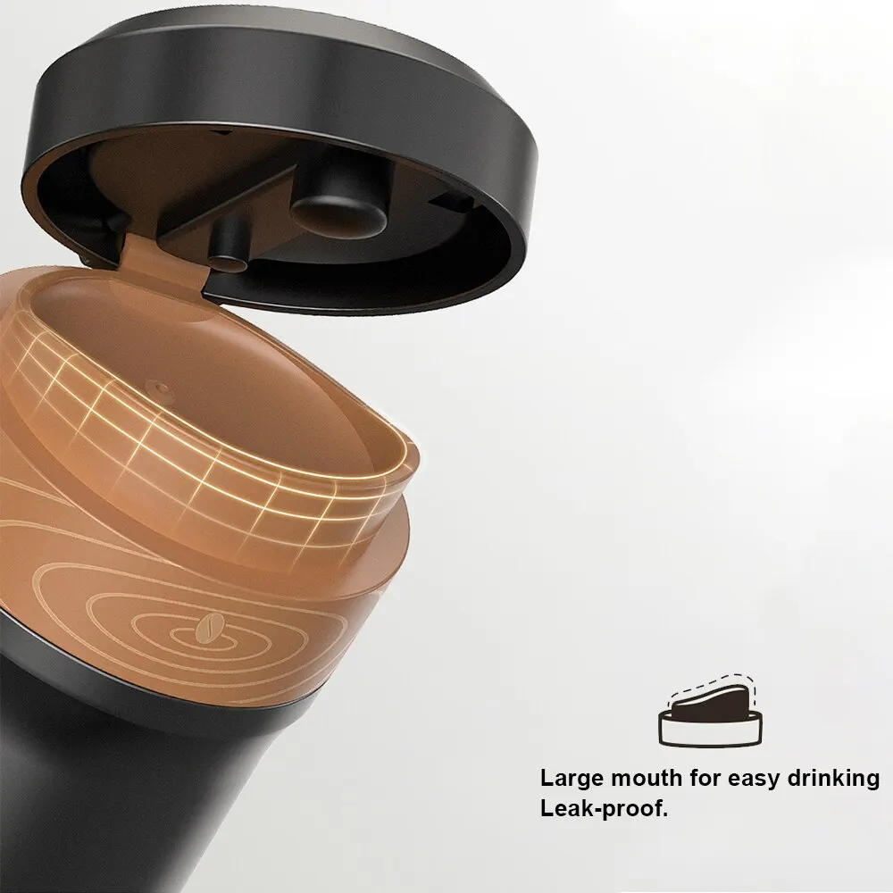 ماكينة صنع القهوة بالضغط الفرنسي مكونة من طبقتين، شبكة مرشحة مزدوجة الجدار، مكنسة من الفولاذ المقاوم للصدأ معزولة، شاي القهوة لمكتب السفر #4