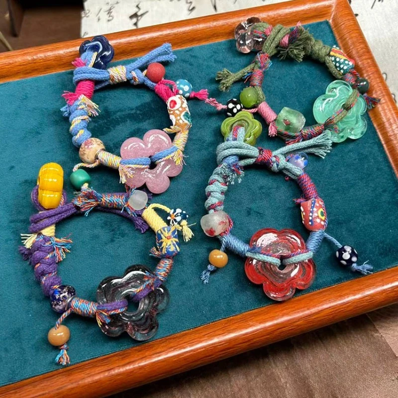 Ceramic Link Bracelet - 2026 New Chinese Hand Knotted Bracelet