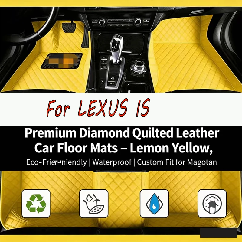 

Custom Car floor mats for LEXUS IS series 200 300 300C 250 250C 2008 2009 2010 2011 2012 auto Accessories