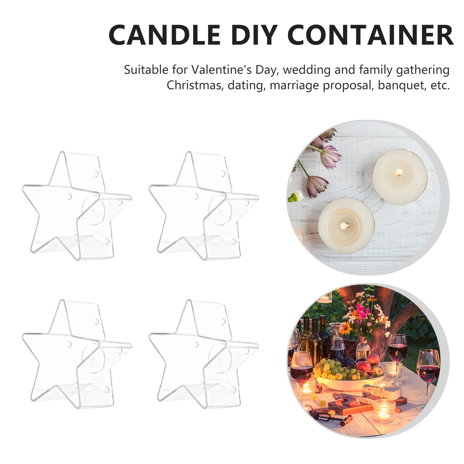 

10pcs Diy Mold Plastic Container Wax Melt Box Flame Retardant Shell Reusable Durable Premium Material For Making