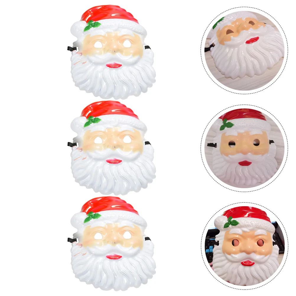 

3 Pcs Old Festival Santa Claus Cosplay Supplies Party Prop Interesting Xmas Themed Christmas Decorative