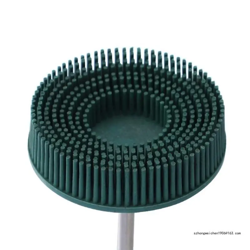

28GF 2/3 Inch Bristle Disc Assorted Grit 50# 80# 120# Coarse Bristle Disc Attachment Abrasive Coating Removal Disc