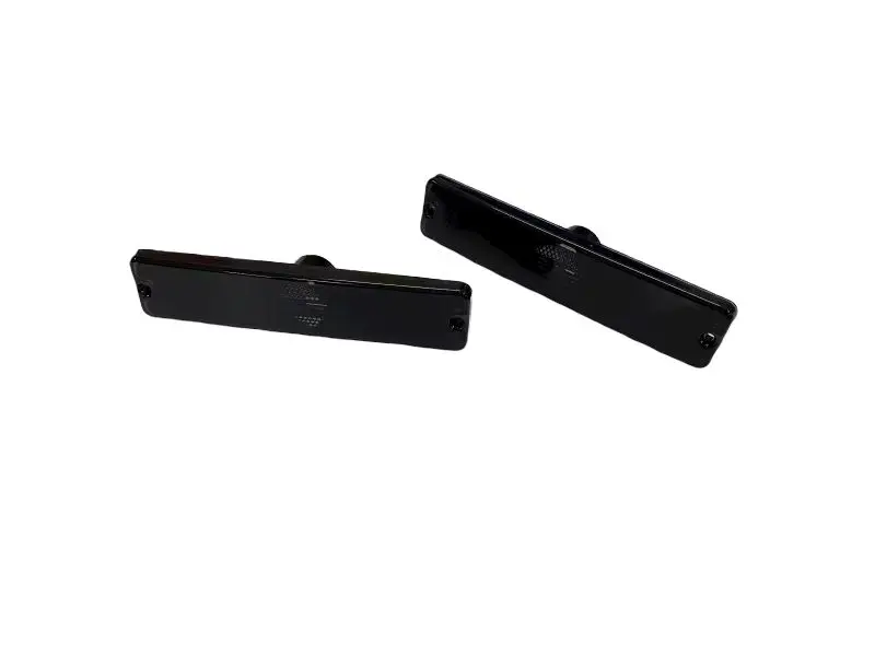 

2 Pc Black Lens Front Fender Side Marker Reflector For Jeep Wrangler Yj 87-95 Best Value Car Parts