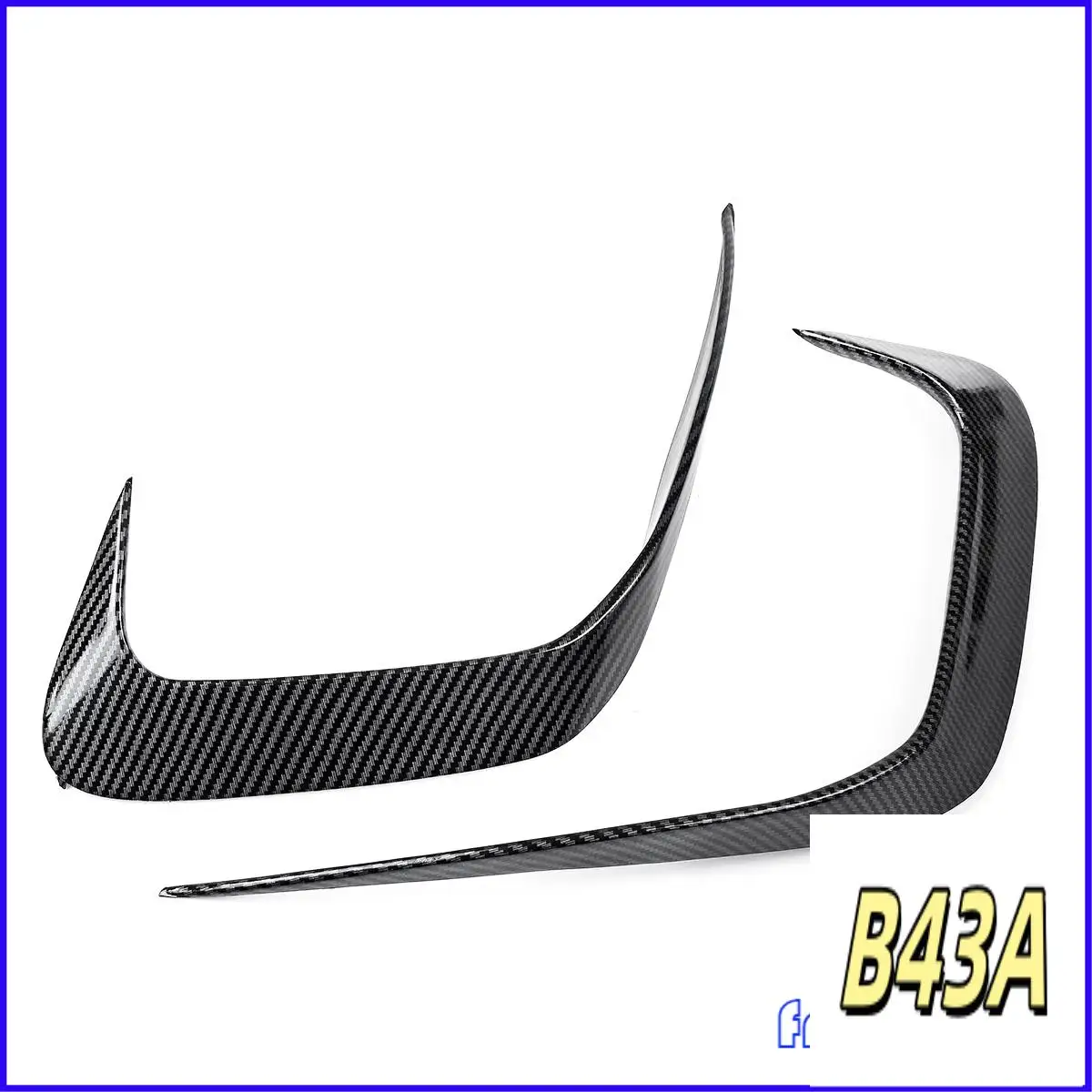 Sp-คาร์บอนไฟเบอร์รถด้านหลังกันชนด้านข้าง Splitter สปอยเลอร์สําหรับ BMW G20 G28 2019-2020