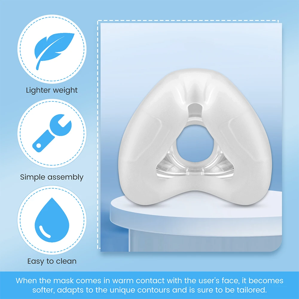 Replacement Nose Mask Compatible with Air Fit/Air Touch N20 CPAP Nasal Mask Use for Homeuse Ventilator Machine Accessories