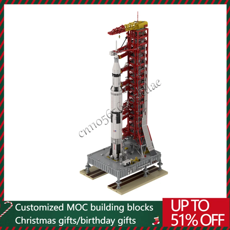 

New 10214 PCS Moc Medieval Luxury Rocket Launch Tower Building Block Customize Diy Education Assembly Kids Toys Surprise Gifts