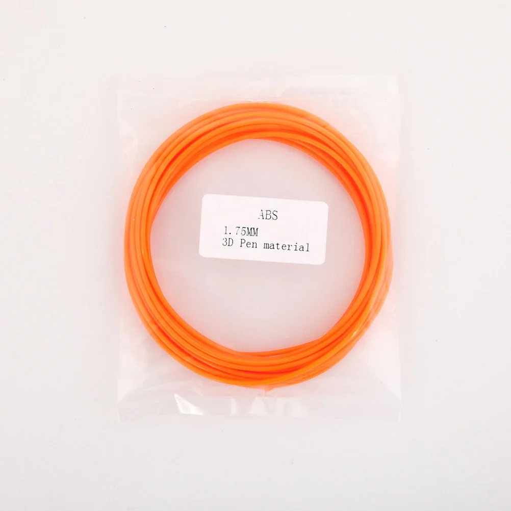 

3D Pen Filament Refills 1.75mm ABS Filament Orange High Accuracy Low Shrinkage Standard 3D Printer Printing Supplies