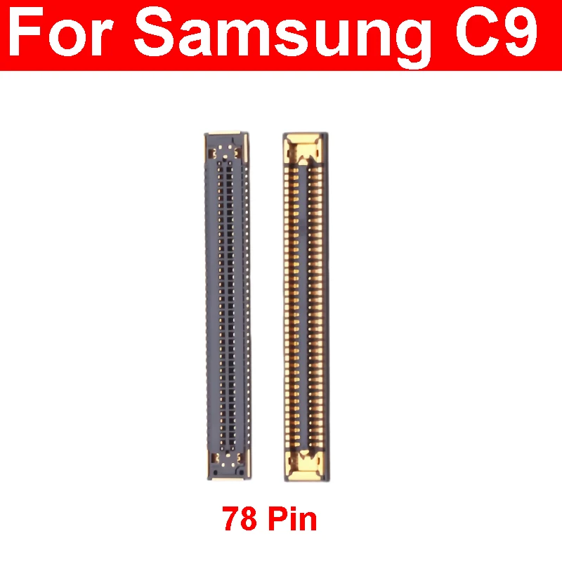 

Разъем FPC для ЖК-экрана на материнской плате для Samsung Galaxy C9, внутренний зажим для подключения ЖК-дисплея, запасная часть
