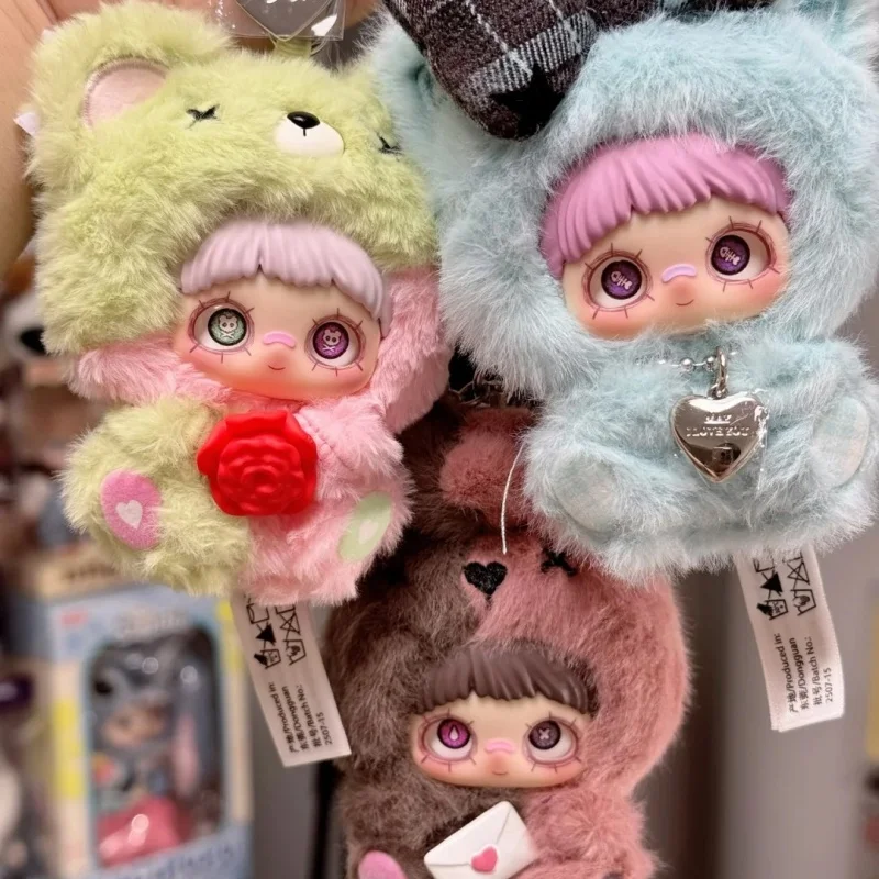정품 메이메이 러브 엔들리스 블라인드 박스 장난감 귀여운 인형 미스터리 박스 소녀 가방 펜던트 인형 생일 남자친구 생일 선물