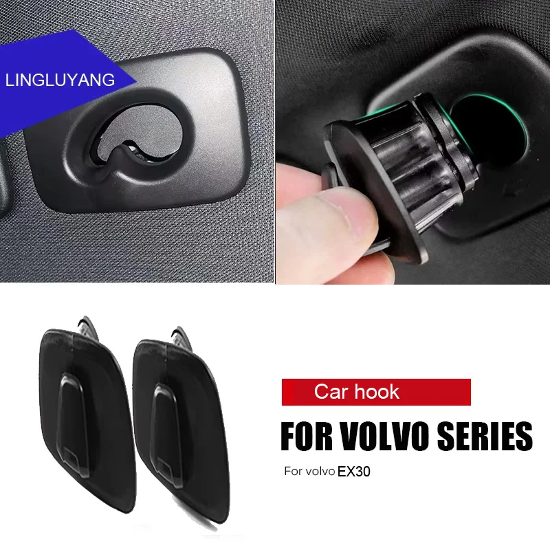Geeignet für Volvo EX30 Auto-Dachhaken, speziell für die Innenausstattung, Dekorationshaken, Auto-Zubehör.