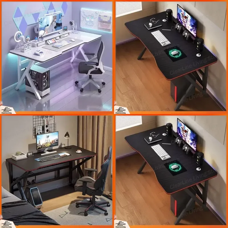 Wholesale Modern Simple Gaming Table Computer Desk Home Study Learning Desk for PC Laptop Office Furniture