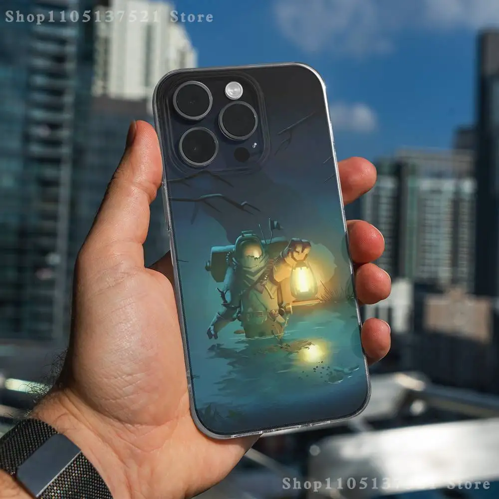 حافظة هاتف O-Outer Wilds Game لهاتف iPhone 17,16,15,14,13,12,11 Pro,Max,Plus,X,XS,XR,SE4,E غطاء ناعم شفاف صغير