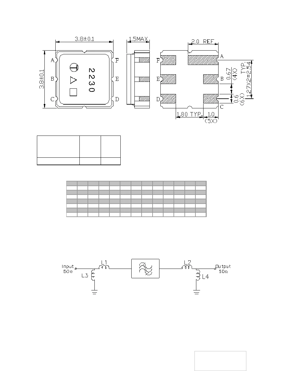 (10PCS) TA2230A 코드 2230 새로운 정품 453.5 MHz 패키지 SMD SAW 필터 재고 있음
