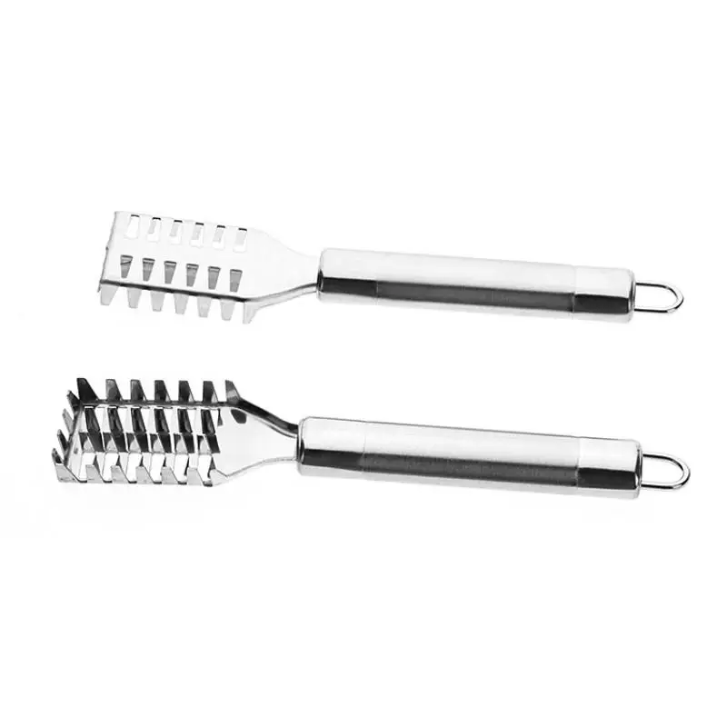 【xxx】1PC Stainless Steel Fish Scale Knife Scale Scraper Sawtooth Scraping Boning Filleting Cut Scrape Dig Maw Knife[S14]