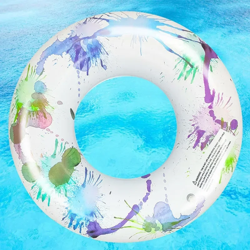 Flotteurs de piscine gonflables, Tube de natation épais, anneaux flottants d'été pour adultes et enfants, jouets de piscine en plein air pour fête sur la plage