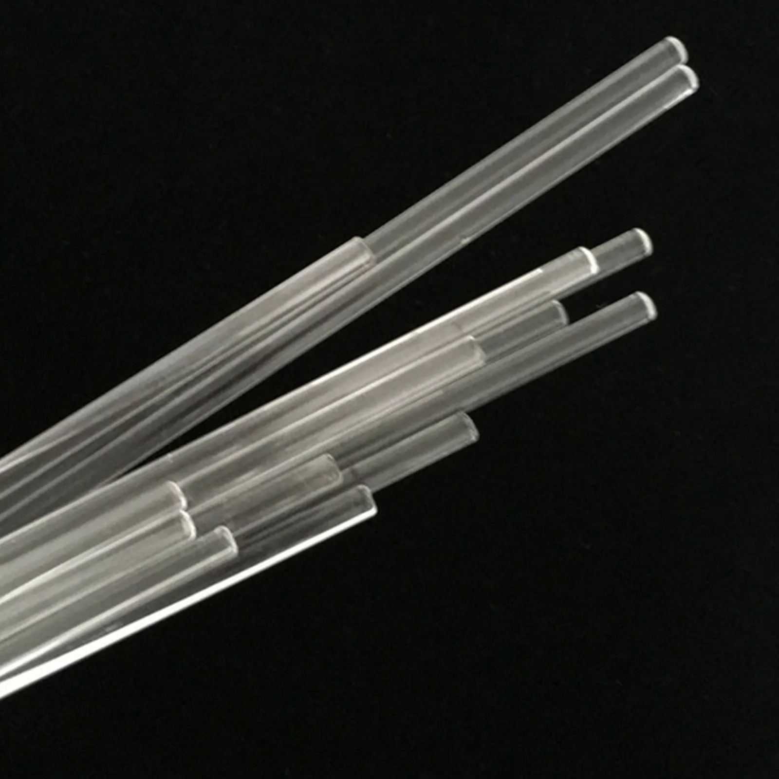 10pcs Lab Glass Stirring Rods 6mm 7mm Diameter 200/250/300/350mm Length Borosilicate High Resistant Stirrer for Chemistry Lab