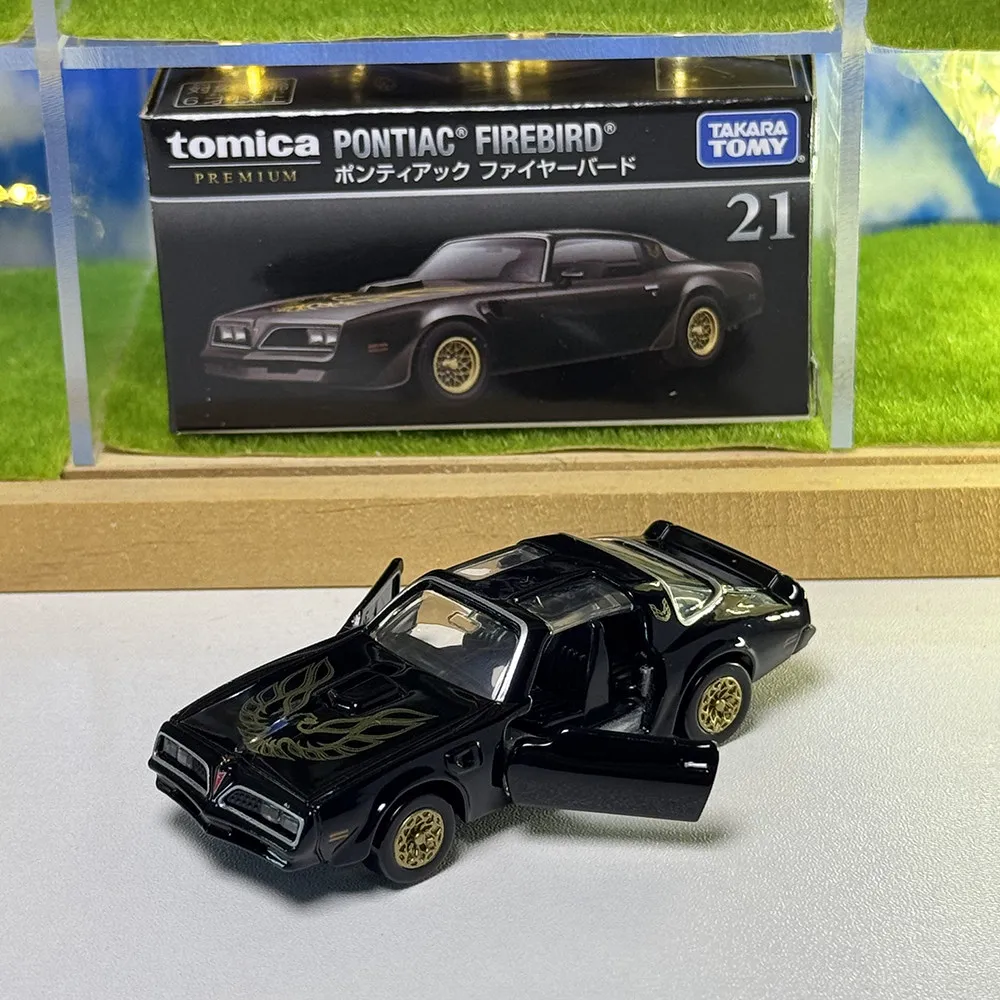 Original Takara Tomy Tomica Premium 21 Pontiac Firebird Classic Muscle Car Alloy Diecast Vehicle Collectible Toy Gift