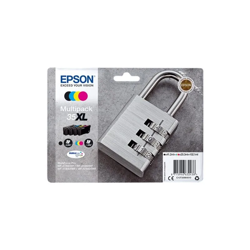 Epson T3596 (35XL) Pack of 4 original ink cartridges-C13T35964010 T3596 tintasycartuchos.com