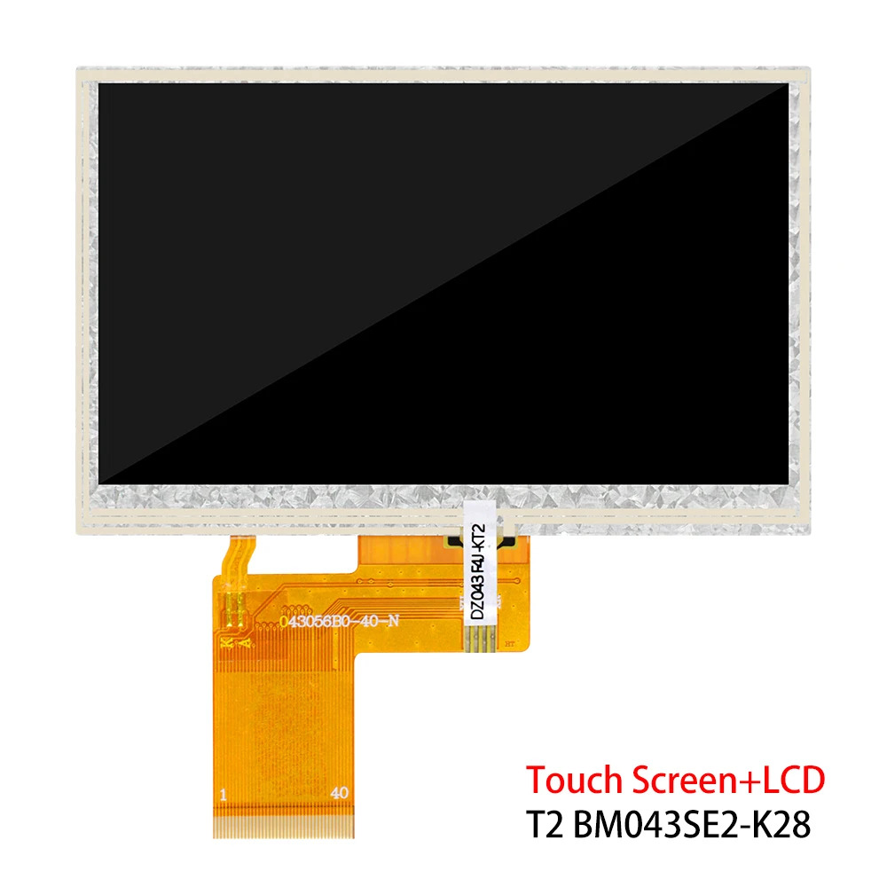 Tela LCD capacitiva/resistiva do painel de toque de 4,3 polegadas 480*270 LCD dispaly