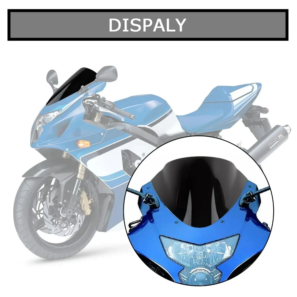 Motorcycle Windshield WindScreen Double Bubble for Suzuki GSXR600 750 K4 2004-2005 Windshield WindScreen