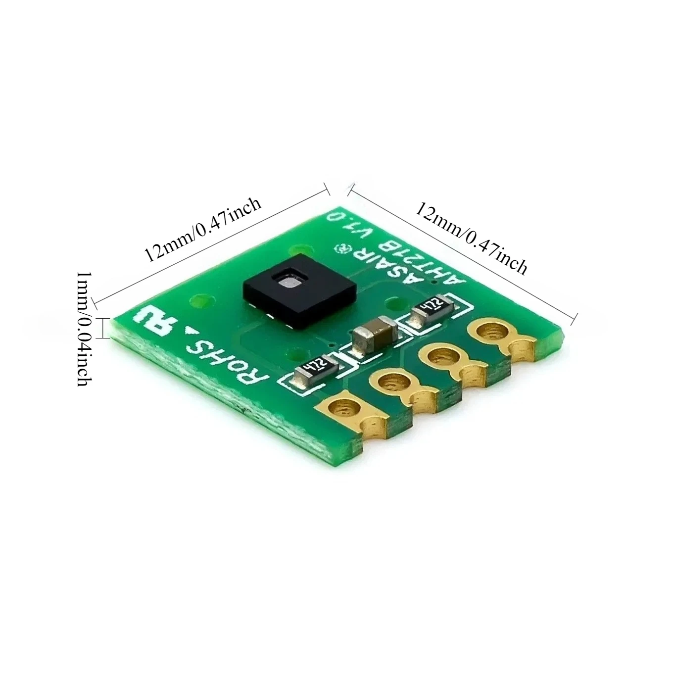 2pcs AHT21 Digital Temperature Humidity Sensor Module AHT21B I2C Fast Response Strong Anti Interference for Arduino