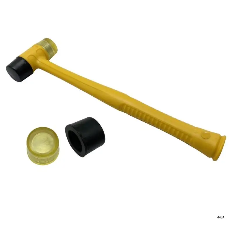 Double-Faced Soft Mallet Rubber Hammer Essential Tool for Home Improvement for DIY Hand Tool for Woodwork & Repairs