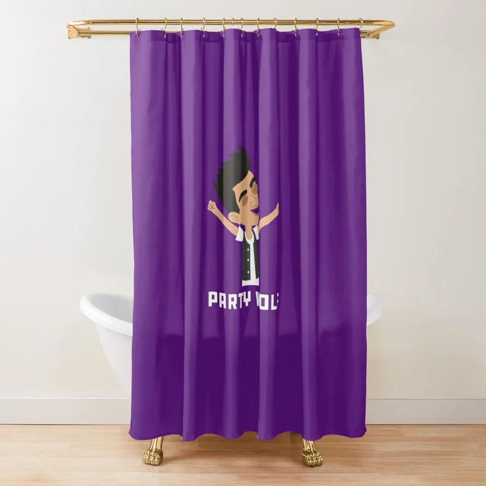 

Big Mouth Party Wolf Shower Curtain Waterproof Fabric Bathroom Funny Shower Anime Shower Bathroom Box Curtain