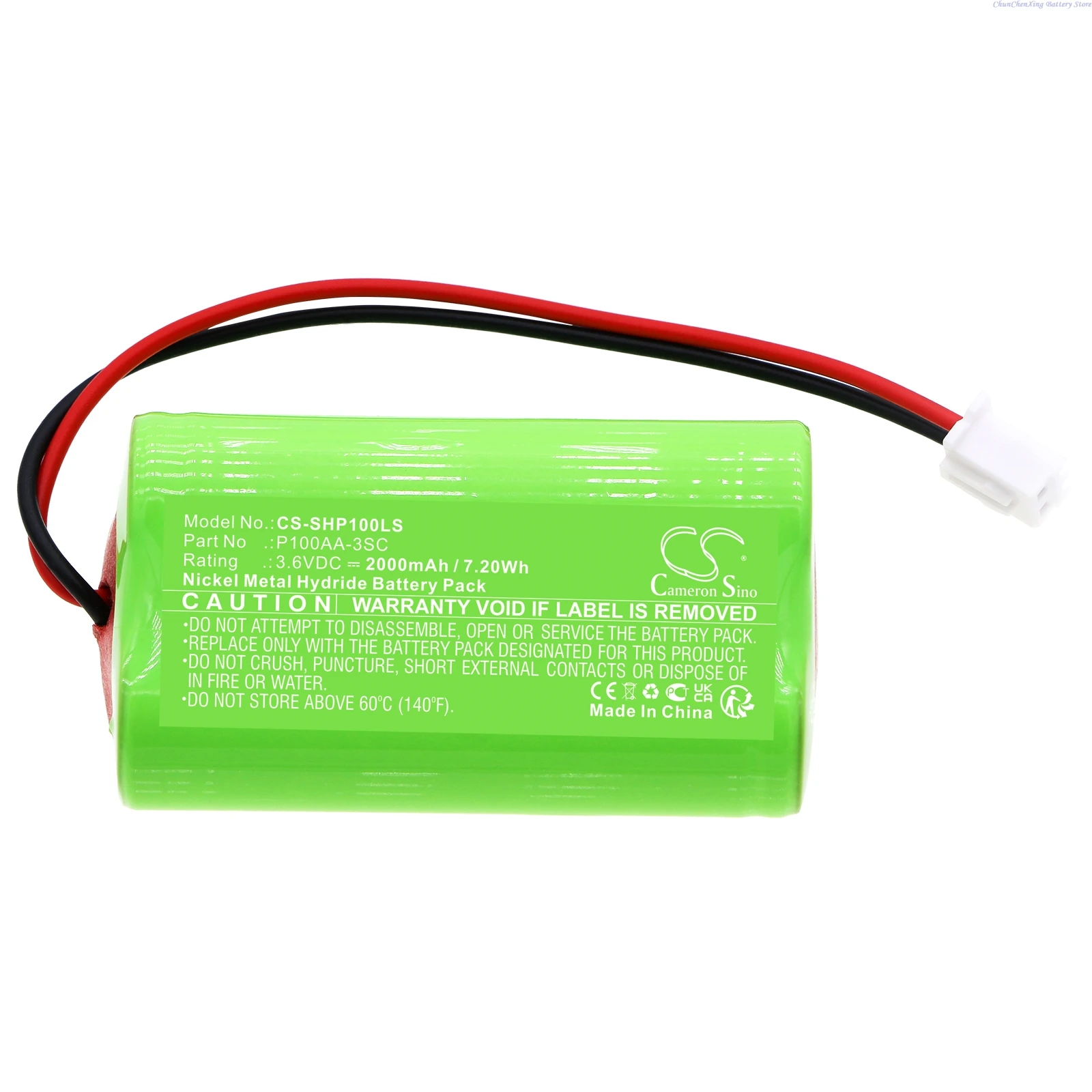 3.6V 2000mAh Smart Home Battery P100AA-3SC for Schlumberger Neptune Advantage 12.01 Probe Fault Indicator, Utility Meter +TOOL