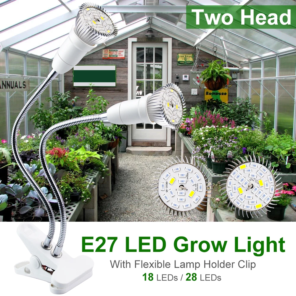 

Hydroponics Phytolamp LED Plant Grow Light EU/US Phyto Lamp Full Spectrum Led Lights For Plants Seeds Veg Greenhouse Growth Tent