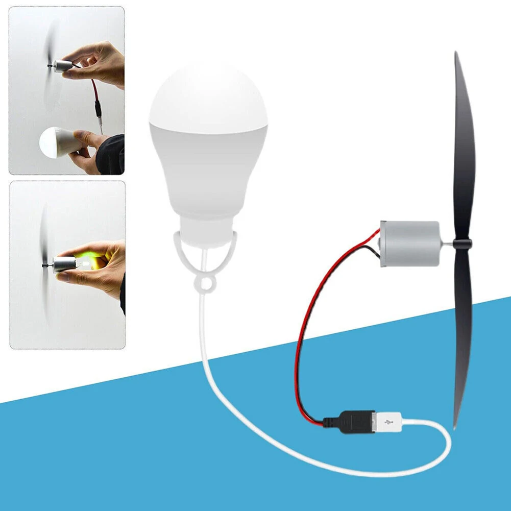 Winds of Change DIY Wind Turbine Kit Complete with Motor Blade and Light Bulb to Teach Renewable Energy Concepts