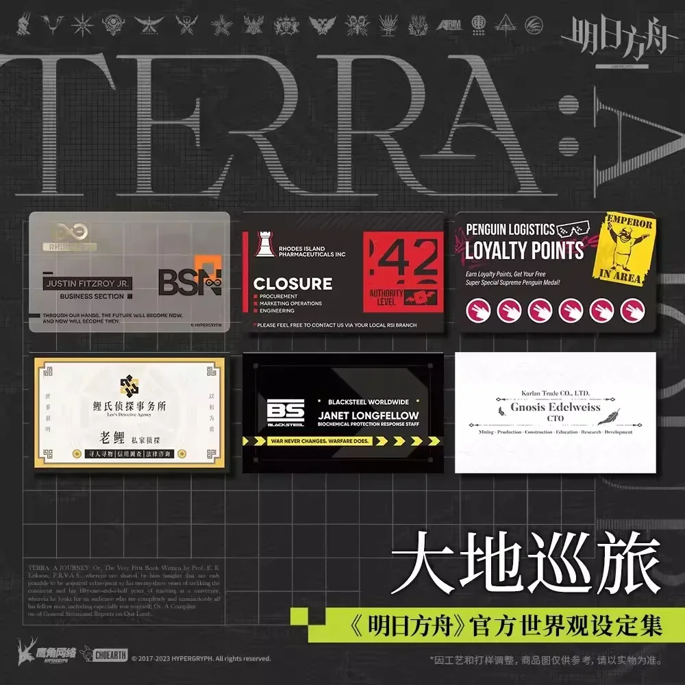 Terra Land Tour: Arknights Official Authentic Illustration Artbook Game Characters Painting Album Art Collection Book