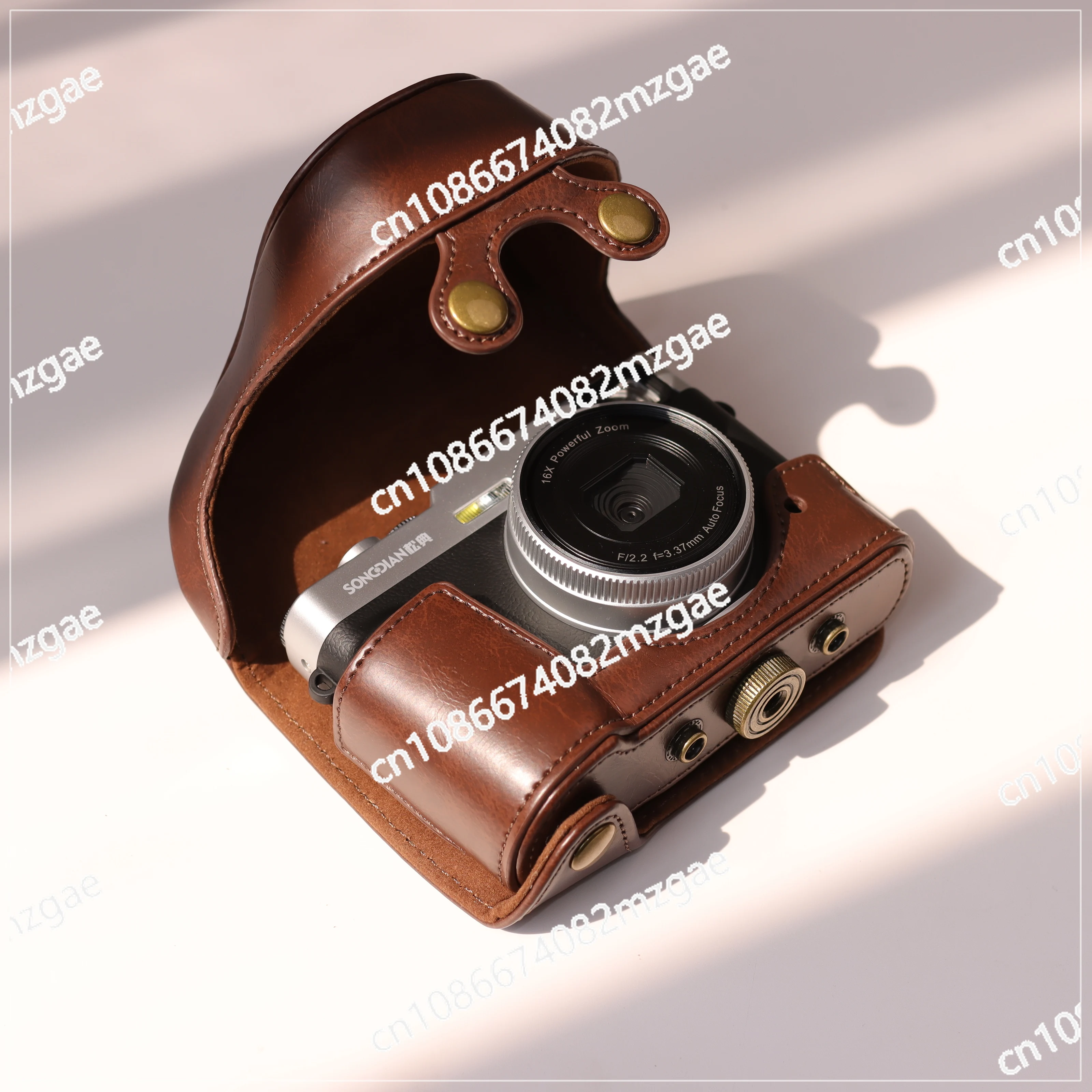 

Удобная сумка для хранения фотоаппарата, коричневый чехол для камеры на шнурке DC202